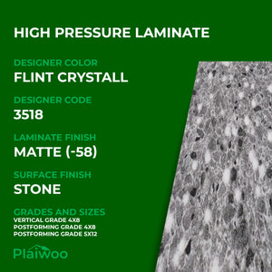 Formica Flint Crystall 3518 Matte HPL 4 ft x 8 ft Laminate Sheets Specifications - Plaiwoo
