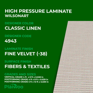 4843 Wilsonart Misted Zephyr (-60) Matte (-60) HPL 4 ft x 8 ft Laminate Sheets Specifications - Plaiwoo