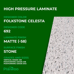Formica FolkStones Celesta 692 Matte HPL 4 ft x 8 ft Laminate Sheets Specifications - Plaiwoo