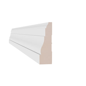 9/16 in x 2-1/4 in x 17 ft M0366Z Primed White MDF Casing - Moulding - high-quality decorative trim for doors, windows, and interior finishing.