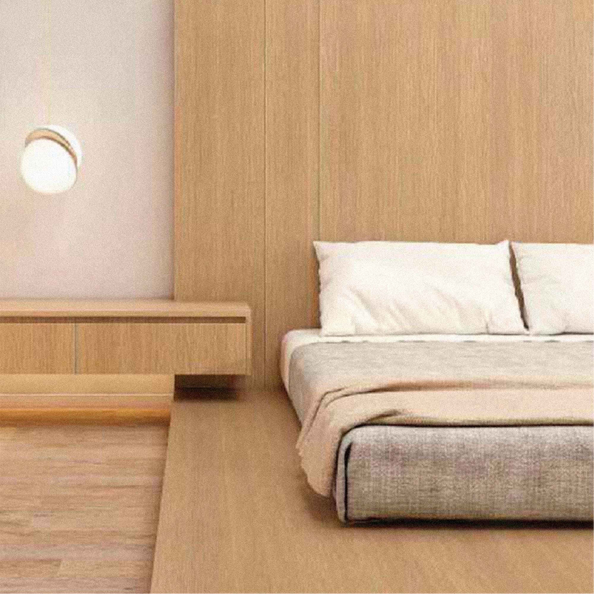 A beautifully styled room featuring the Hue Decorative Wall Panel - WPCPiatto, adding a sleek, modern aesthetic with its elegant finish and seamless installation on the walls.