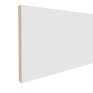 1-3/16 in x 6-3/4 in x 16 ft M0041U Primed White MDF Crown -  Moulding, durable composite construction with a smooth primed white finish for easy painting and installation.