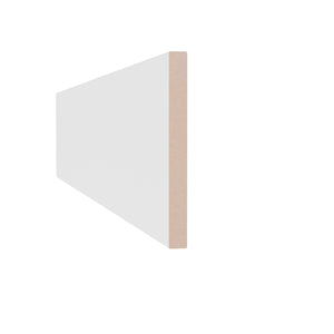 1-3/16 in x 6-3/4 in x 16 ft M0041U Primed White MDF Crown -  Moulding - high-quality decorative trim for doors, windows, and interior finishing.