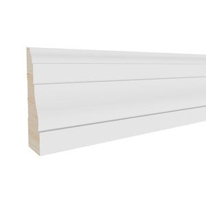 11/16 in x 2-1/4 in x 102 in M0366W Primed White Pine Wood Casing -  Moulding, durable composite construction with a smooth primed white finish for easy painting and installation.
