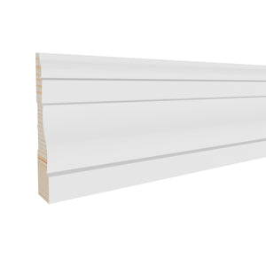 11/16 in x 3-1/4 in x 17 ft M0361G Primed White Pine Wood Casing -  Moulding, durable composite construction with a smooth primed white finish for easy painting and installation.