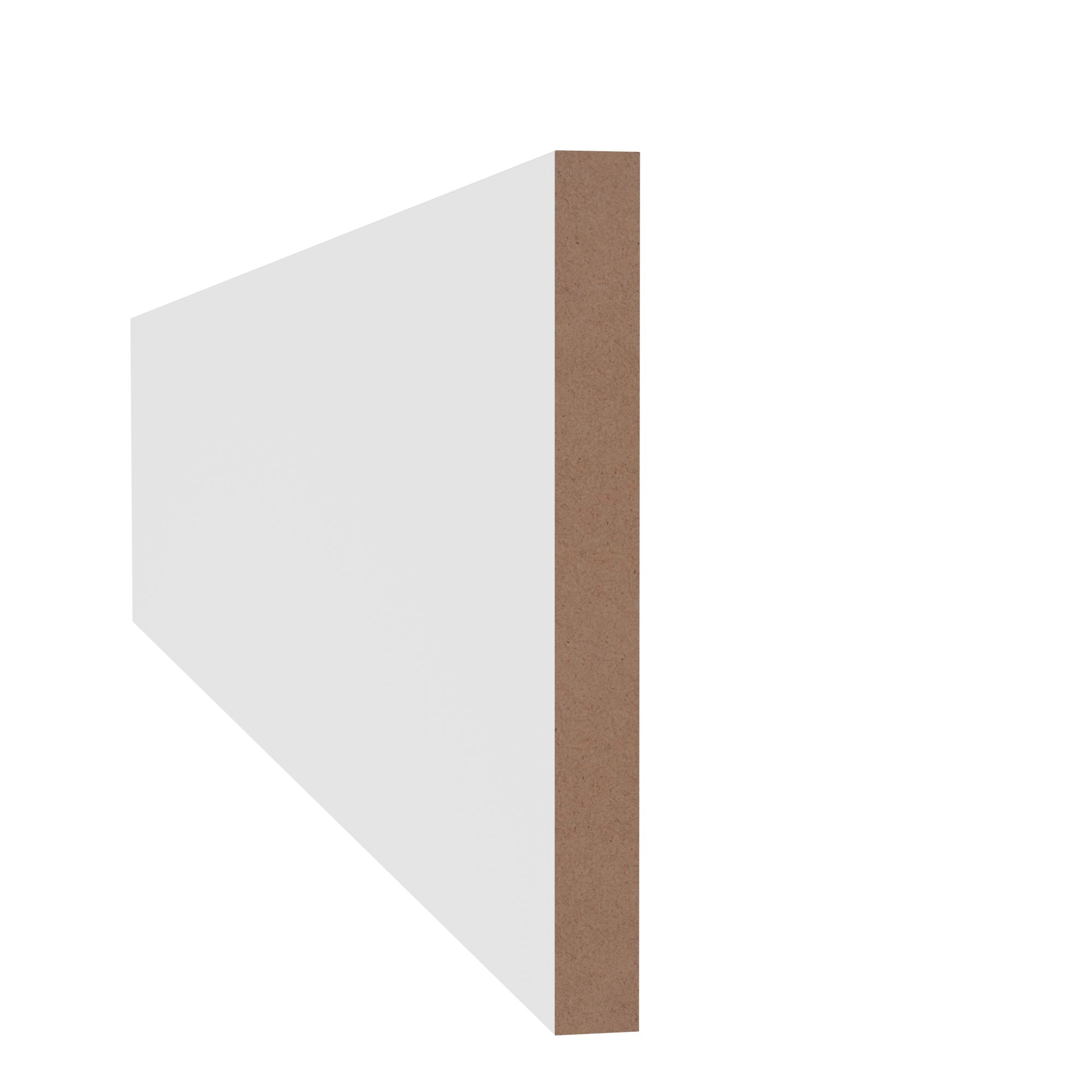 11/16 in x 7-1/4 in x 16 ft L1X8A Primed White MDF Finished Boards -  Moulding - high-quality decorative trim for doors, windows, and interior finishing.