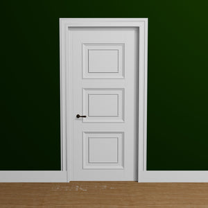 View of a room featuring the M9063A Primed White MDF Casing Moulding installed, measuring 1 in x 4-1/4 in x 16 ft, highlighting an elegant and clean finish, ideal for enhancing the aesthetics of any space.