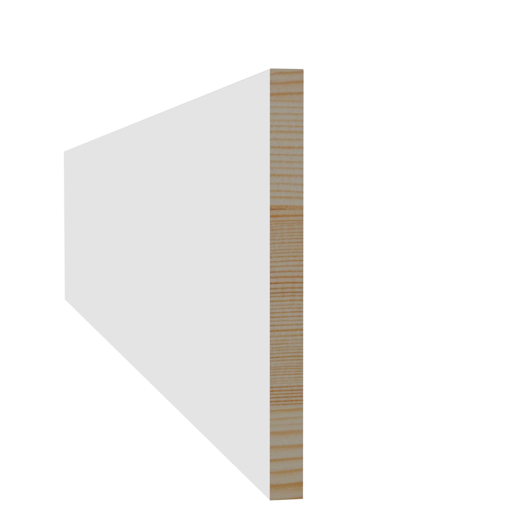 21/32 in x 9-1/4 in x 16 ft L110M Primed White Pine Wood Finished Boards -  Moulding - high-quality decorative trim for doors, windows, and interior finishing.