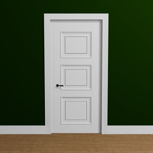 View of a room featuring the M0037A Primed White Pine Wood Casing Moulding installed, measuring 5/8 in x 3-1/4 in x 17 ft, highlighting an elegant and clean finish, ideal for enhancing the aesthetics of any space.
