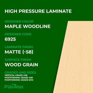 Formica Maple Woodline 6925 Matte HPL 4 ft x 8 ft Laminate Sheets Specifications - Plaiwoo
