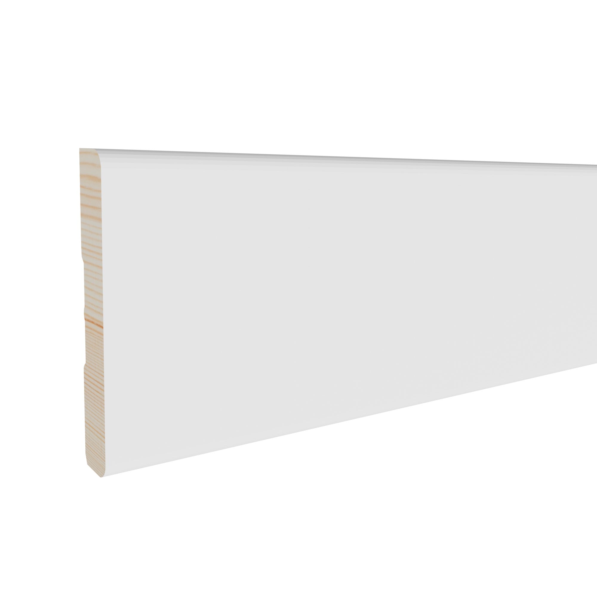 9/16 in x 3-1/4 in x 17 ft M0433W Primed White Pine Wood Casing -  Moulding, durable composite construction with a smooth primed white finish for easy painting and installation.