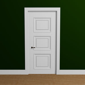View of a room featuring the M0433W Primed White Pine Wood Casing Moulding installed, measuring 9/16 in x 3-1/4 in x 17 ft, highlighting an elegant and clean finish, ideal for enhancing the aesthetics of any space.