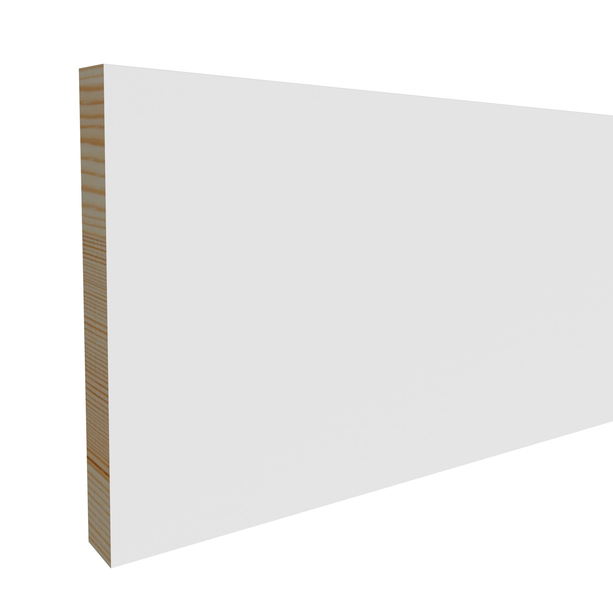9/16 in x 5-1/2 in x 16 ft L1X6F Primed White MDF Finished Boards -  Moulding, durable composite construction with a smooth primed white finish for easy painting and installation.