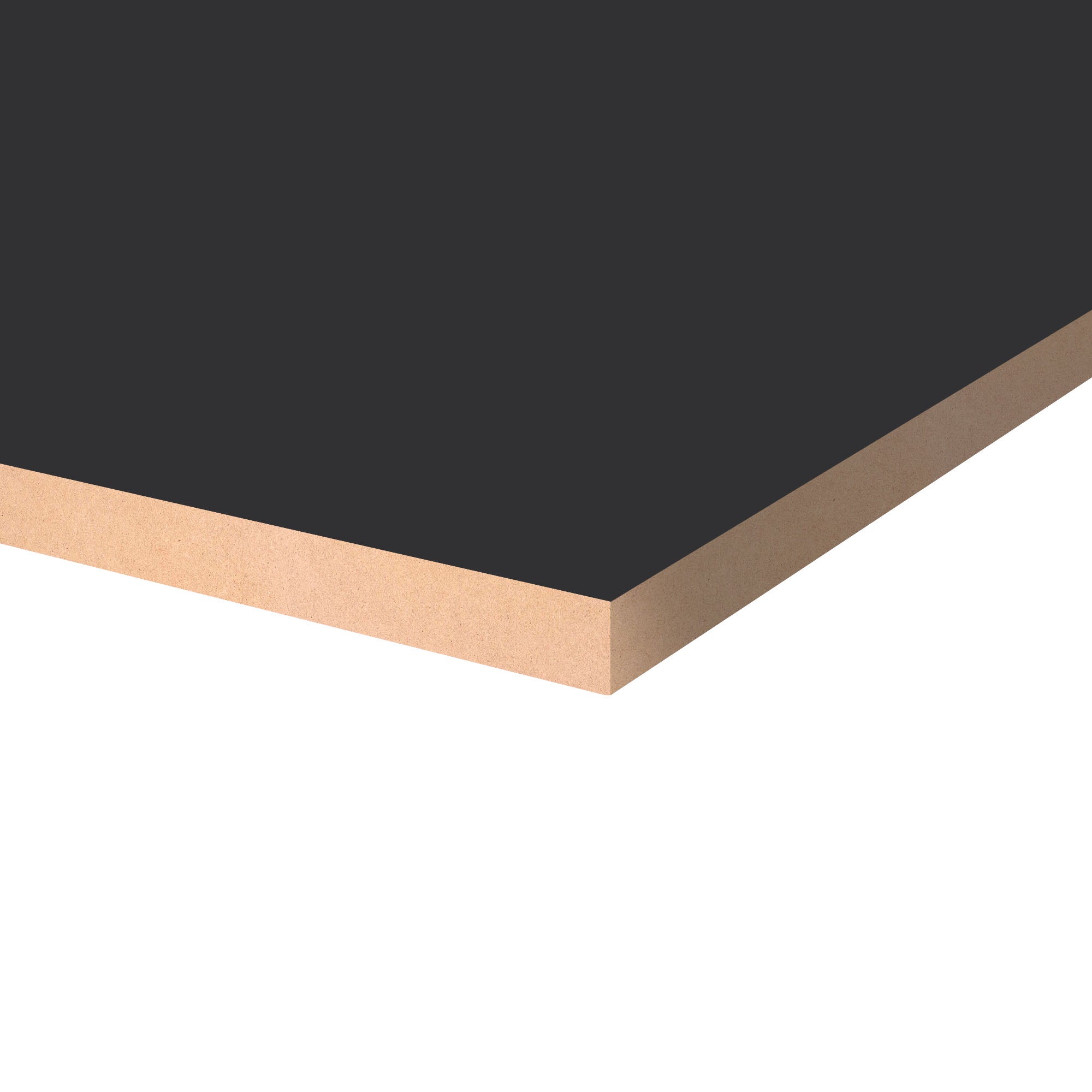 Arkopa Anthracite SM MDF Panel Two-Sided (8mm) 5/16 in x 4 ft x 9 ft