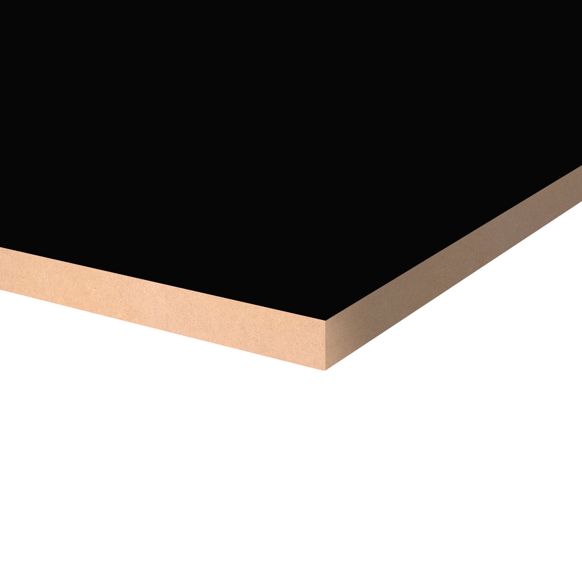 Arkopa Black SM MDF Panel Two-Sided (8mm) 5/16 in x 4 ft x 9 ft