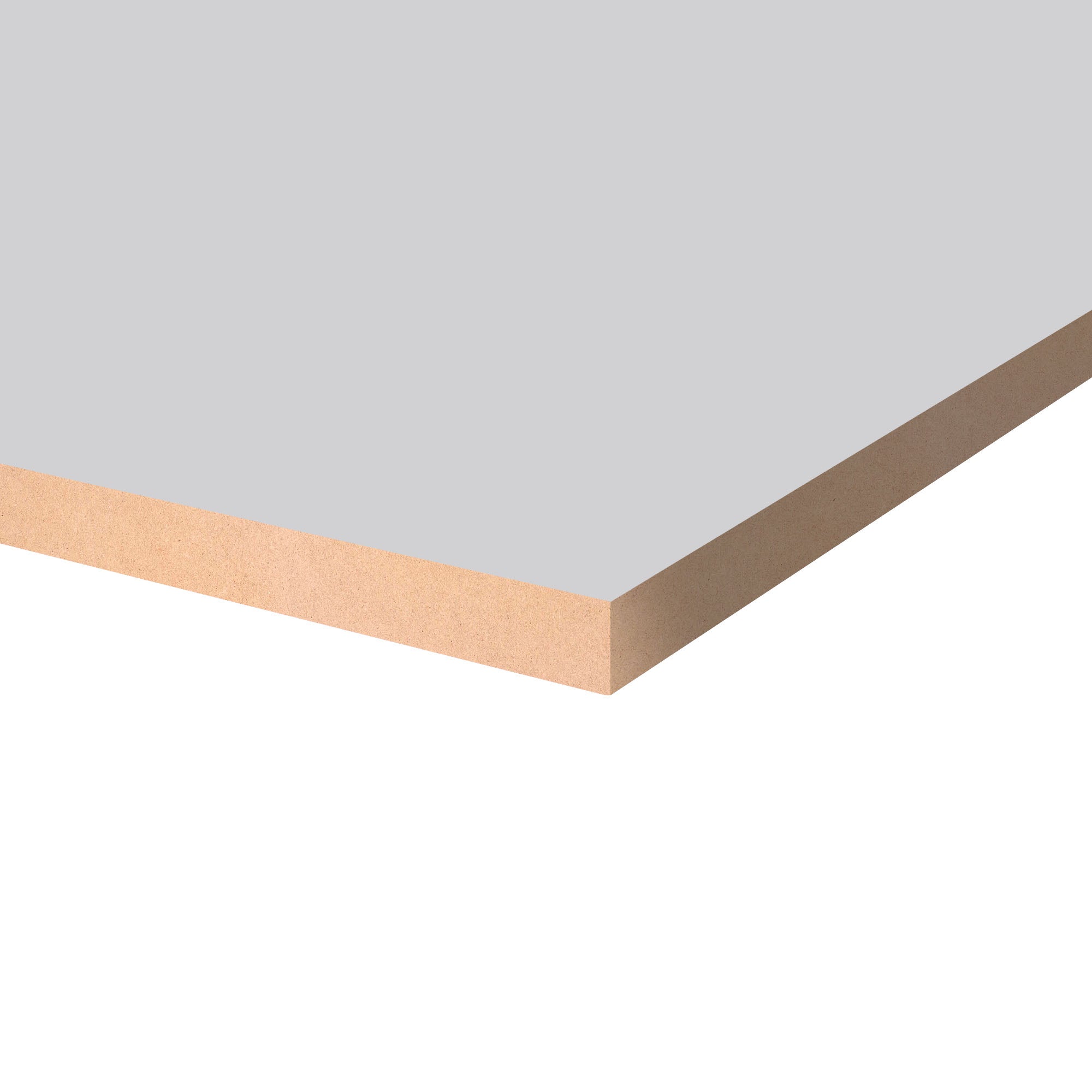 Arkopa Light Grey HG MDF Panel One-Side (8mm) 5/16 in x 4 ft x 9 ft