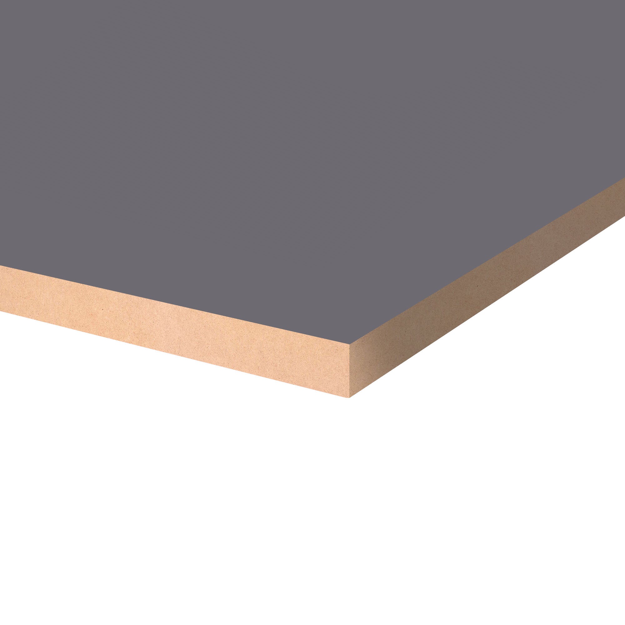 Arkopa Storm Grey SM MDF Panel One-Side (8mm) 5/16 in x 4 ft x 9 ft