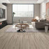 Room showing a waterproof floor, product Gala Eclipse Waterproof Flooring - Rigid Core SPC Plank (6.5 mm x 7 in x 49 in 24,29 sqrft/box)