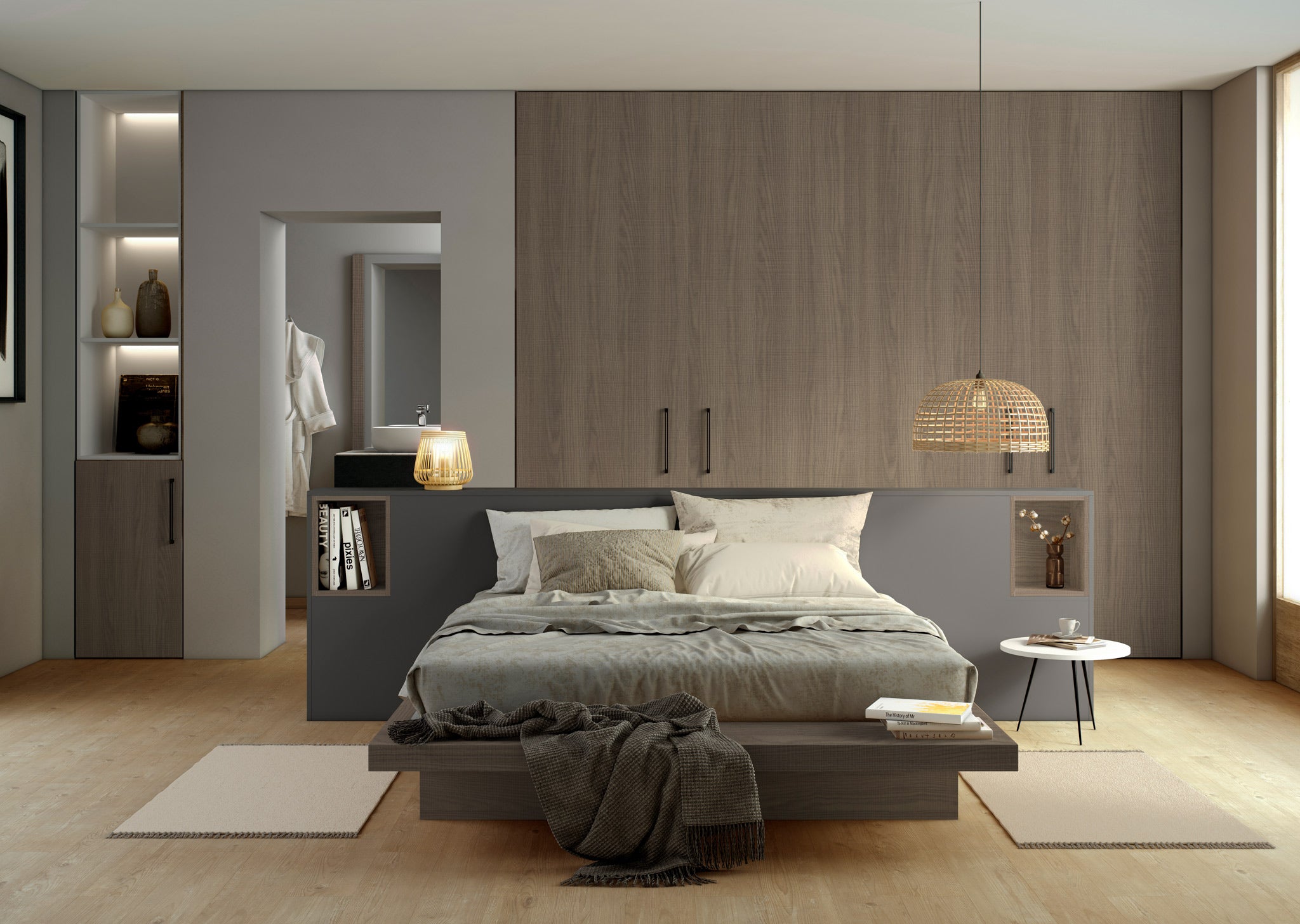 Finsa Fresno Estepa Duo Melamine TFL Panel (5/16 in x 4 ft x 8 ft)