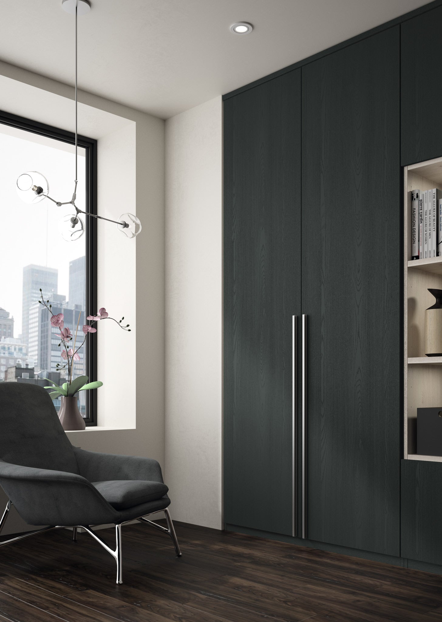 Finsa Grey Gu Studio Melamine TFL Panel (3/4 in x 7 ft x 9 ft)
