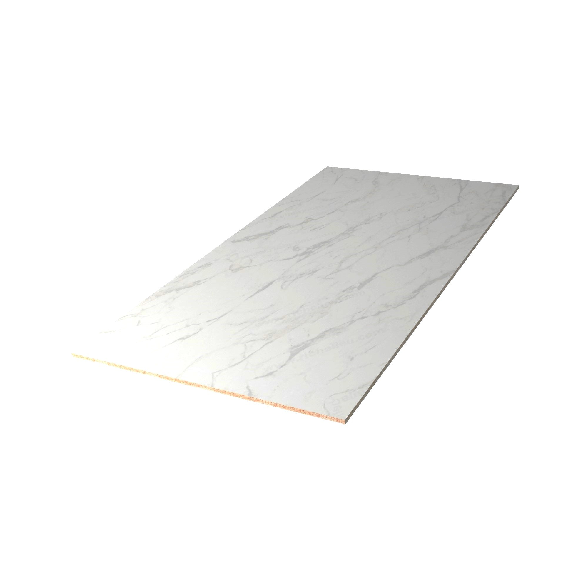 Finsa Marmol Blanco Duo Melamine TFL Panel (3/4 in x 4 ft x 8 ft)
