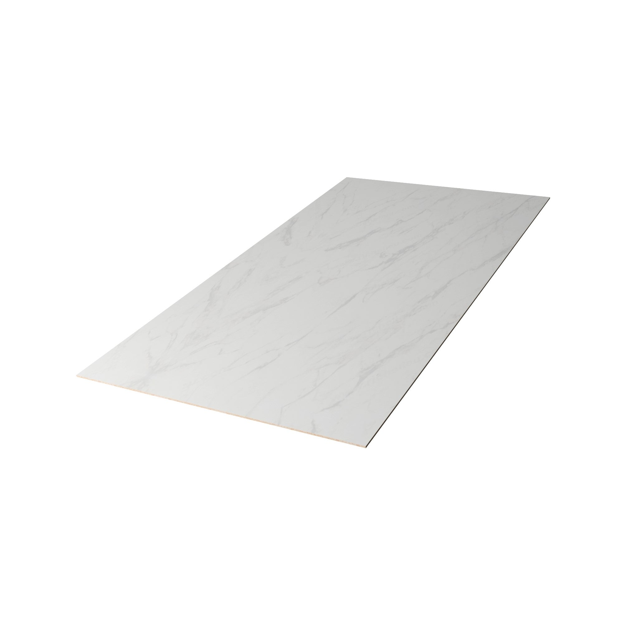 Finsa Marmol Blanco Duo Melamine TFL Panel (5/16 in x 4 ft x 8 ft)