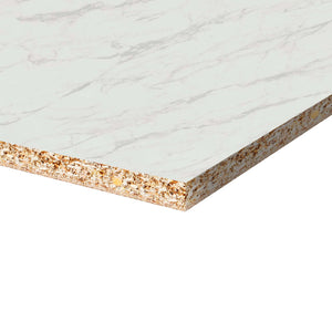 Finsa Marmol Blanco Duo Melamine TFL Panel (5/16 in x 4 ft x 8 ft)