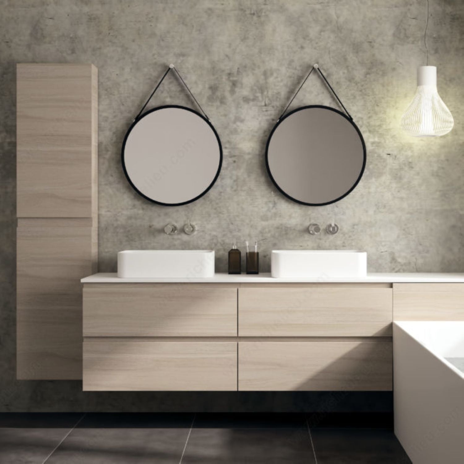 Finsa Roble Dallas Studio Melamine TFL Panel (3/4 in x 7 ft x 9 ft)