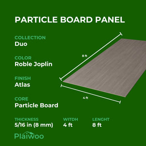 Finsa Roble Joplin Duo Melamine TFL Panel (5/16 in x 4 ft x 8 ft)