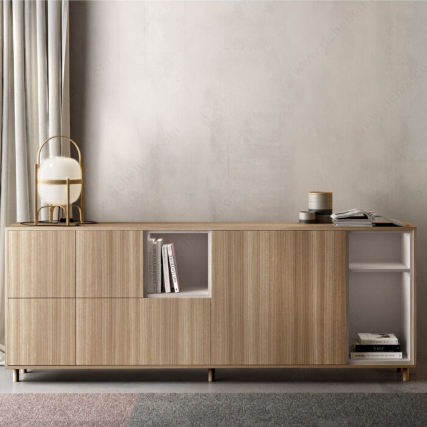 Finsa Tasmanian Natural Duo Melamine TFL Panel (3/4 in x 4 ft x 8 ft)