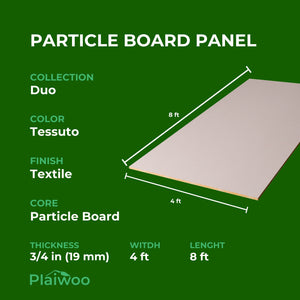 Finsa Tessuto Duo Melamine TFL Panel (3/4 in x 4 ft x 8 ft)