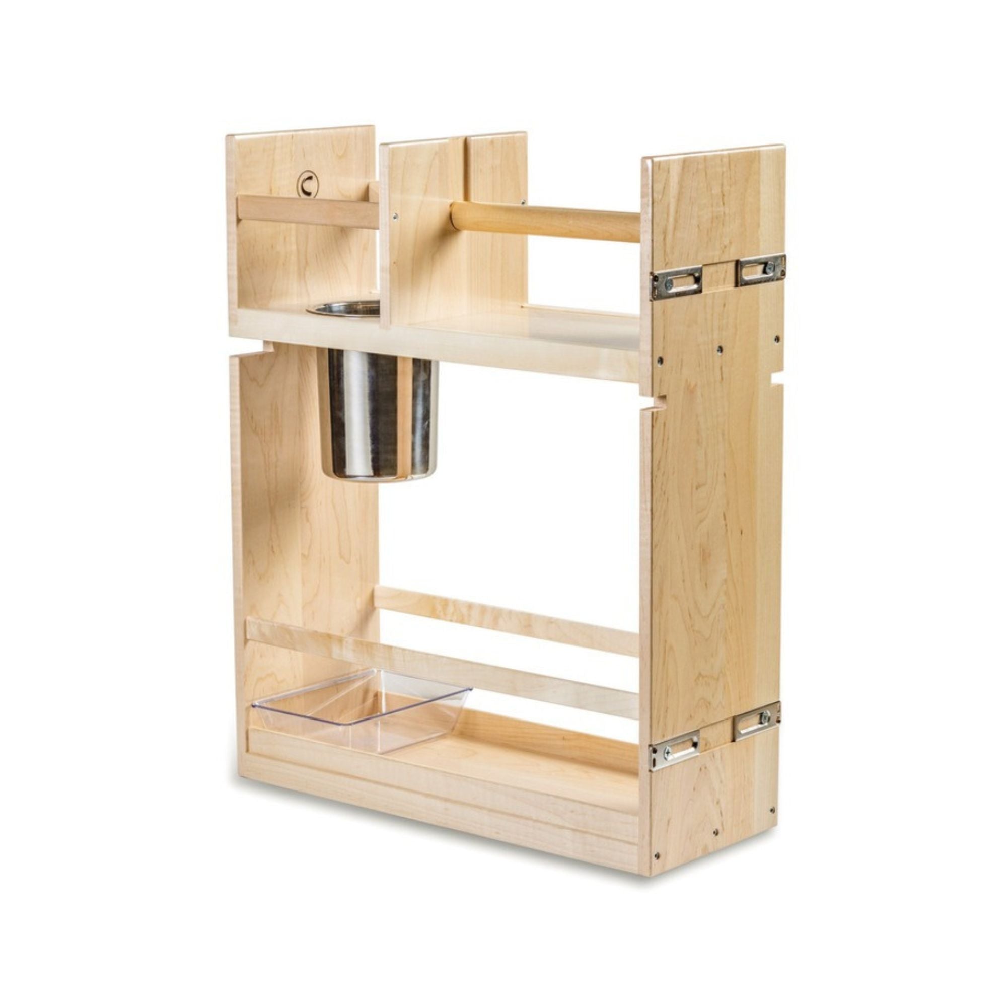 Häfele - Base Pull-Out Cleaning Organizer, Baltic Birch