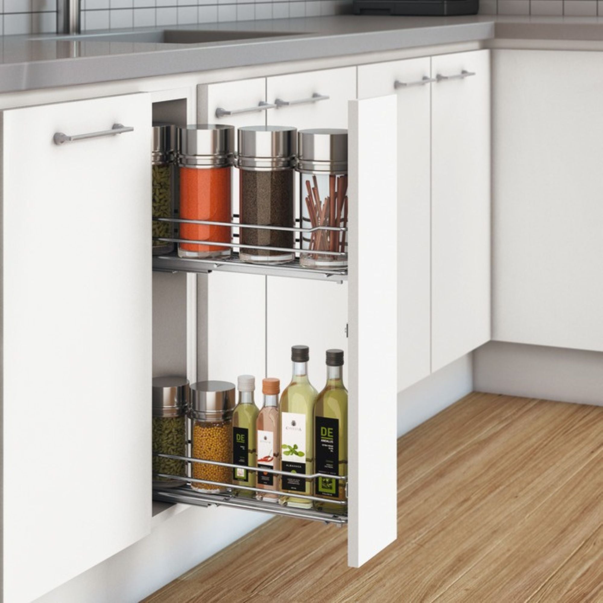 Häfele - Base Pull-Out, for installation behind fronts