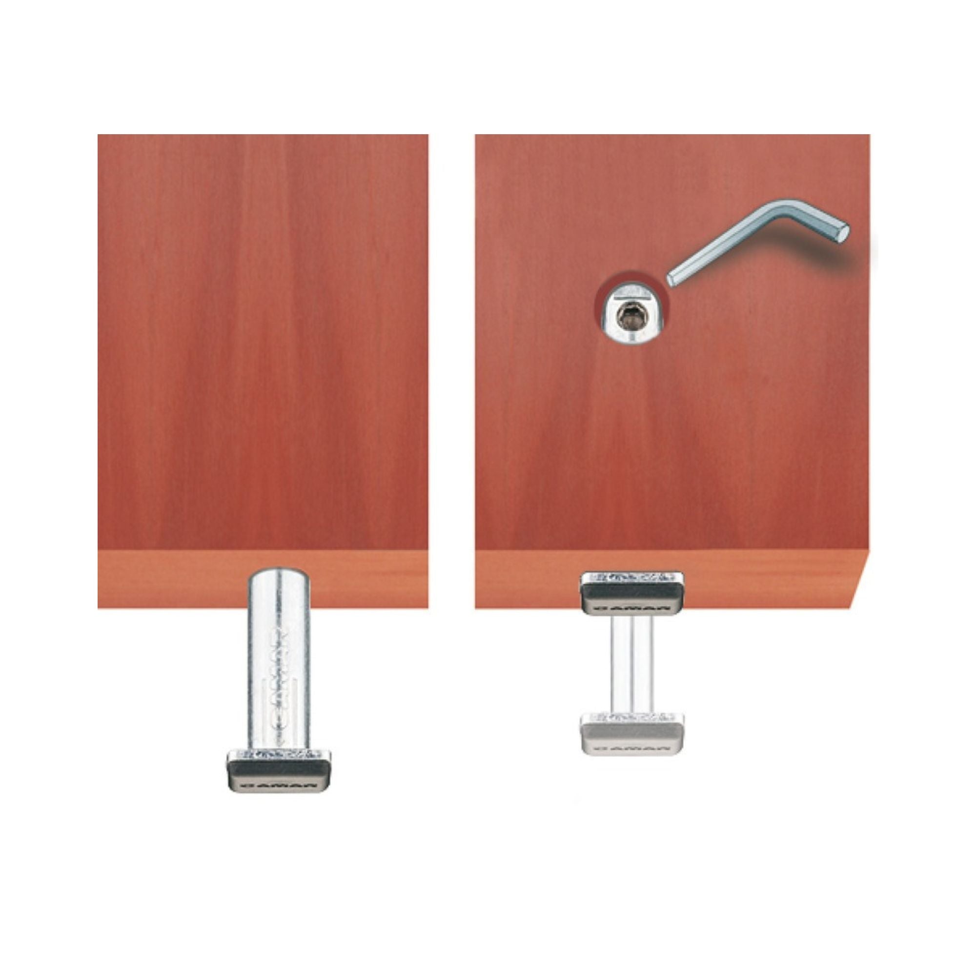 Häfele - Insert Leveler, Load bearing capacity approx. 300 kg