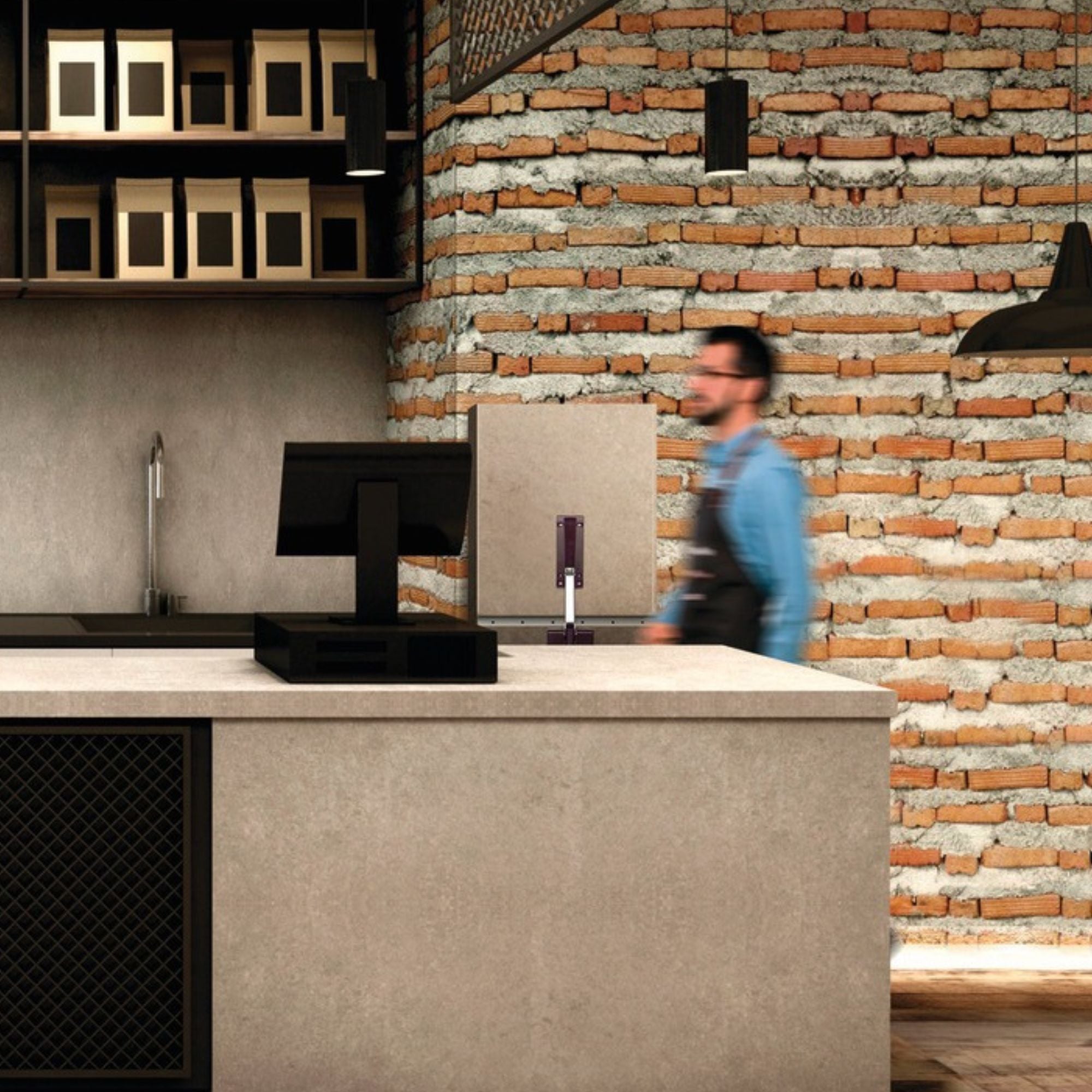 Häfele - Sugatsune - LADH Countertop Lift, Heavy Duty Lift-Assist Damper