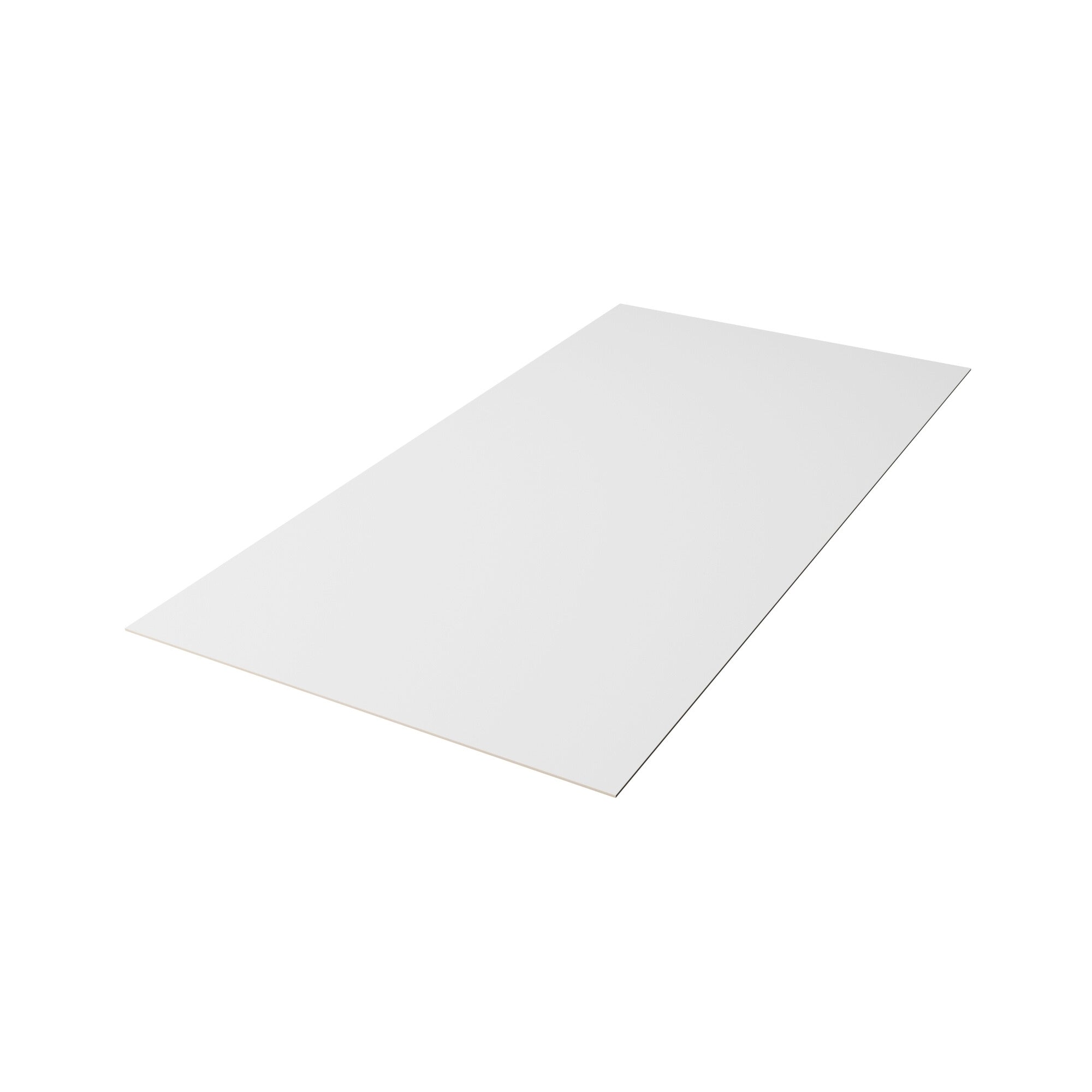 White Plywood One-Side (6,35 mm) 1/4 in x 4 ft x 8 ft