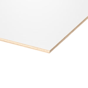 White Plywood One-Side (6,35 mm) 1/4 in x 4 ft x 8 ft