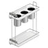 Starax Pull-Out Utensil Holder - Chrome (8 1/8 in x 18 3/4 in x 16 1/2 in)