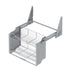 Starax Pull Down Shelf With Lift - Chrome (34 in x 11 3/4 in x 21 5/8 in)