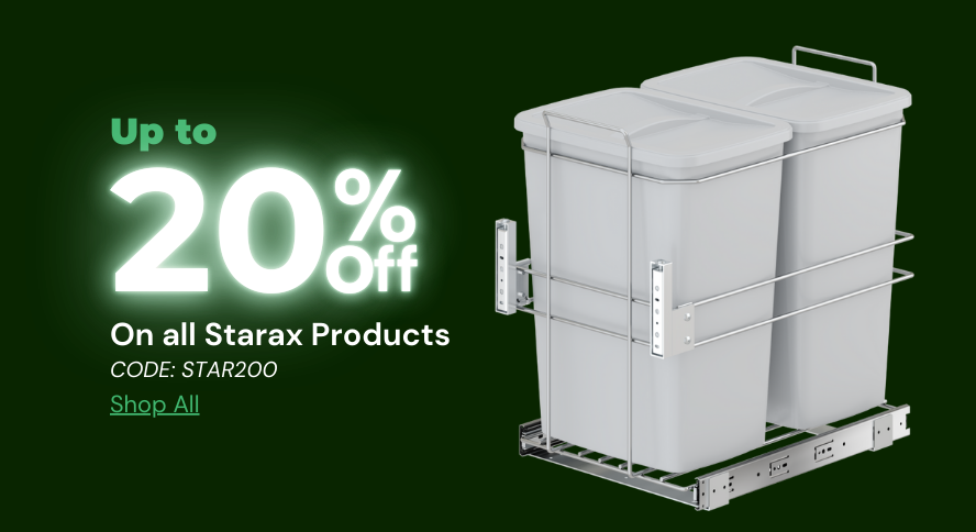 Promotional graphic for Starax products with a discount offer on a dark green background plaiwoo.