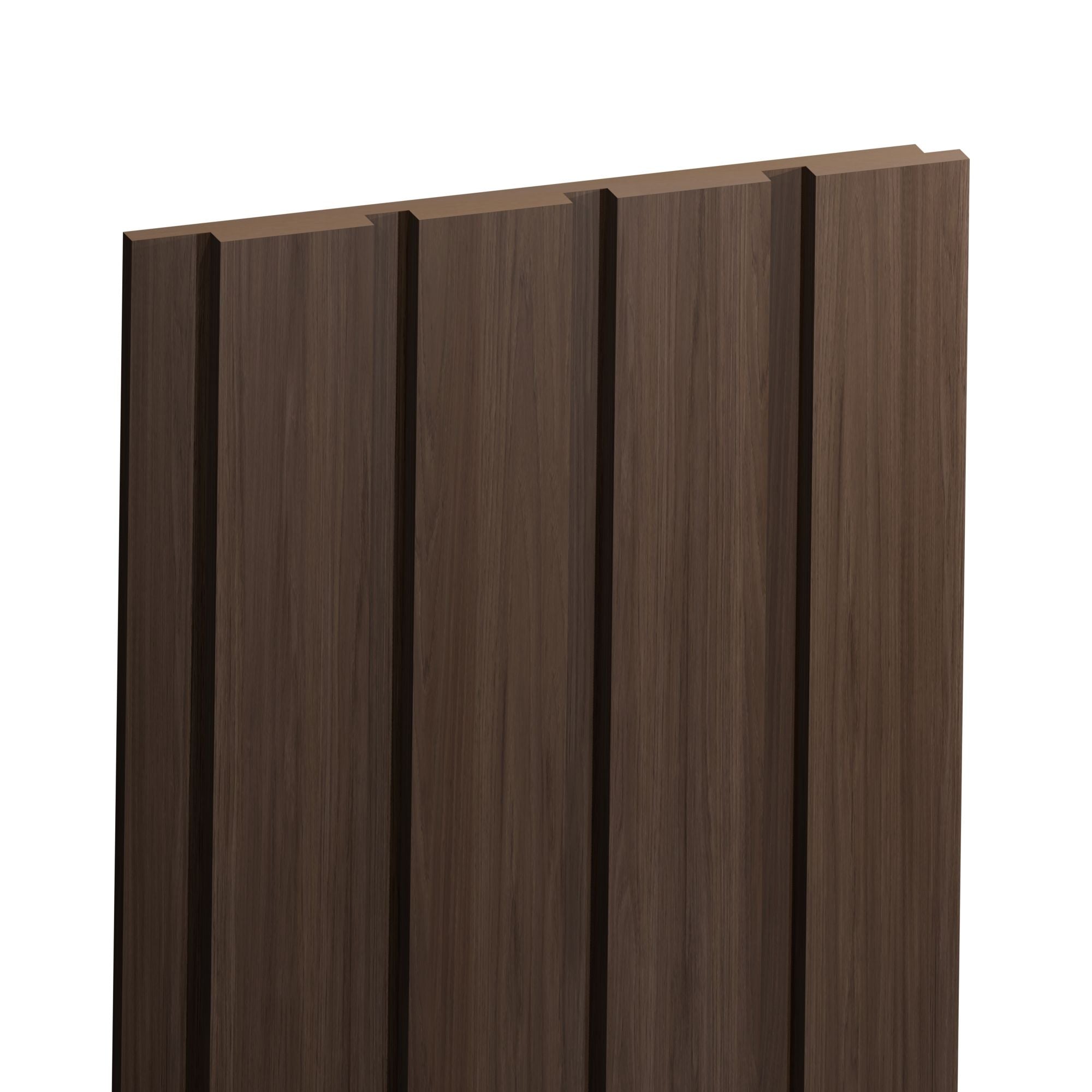 Full view of Ocaso MDF Decorative Wall Panel -  Warhol (18 mm) 3/4 in x 8.01 in x 108 in a stylish wall decor solution with realistic wood texture for home and office interiors.